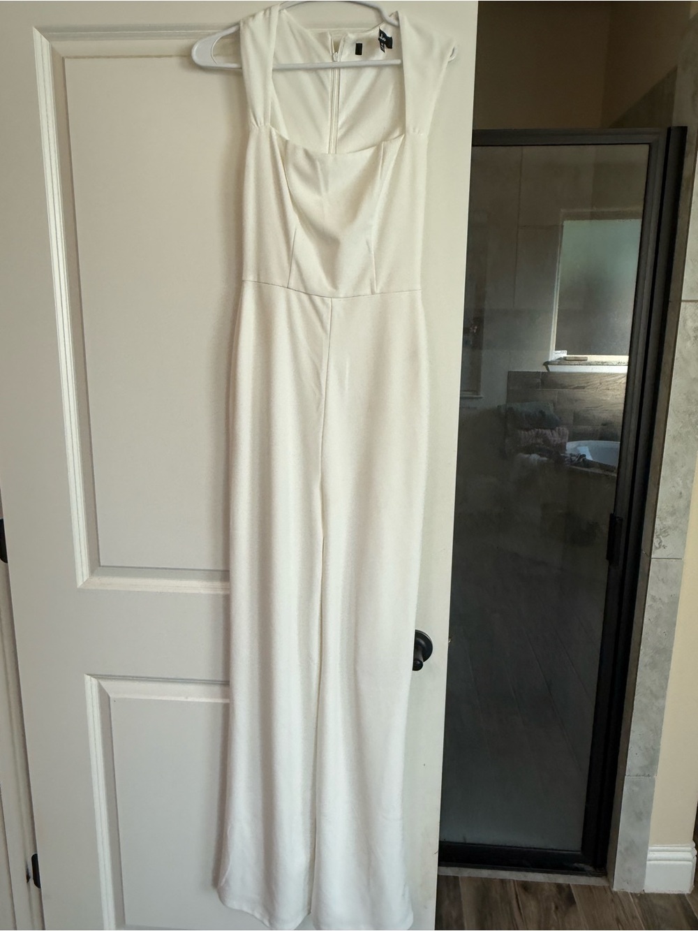 NWOT Lulu White Women's Sleeveless Jumpsuit